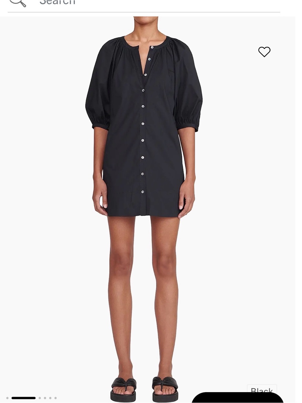 Staud Vincent Mini Shirt-Dress